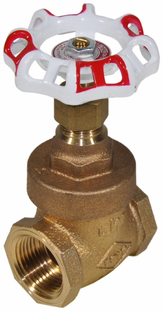 001-90041 RED-WHITE 206A-LF 1/2 CL125 BRZ-LF FIP OB NRS GATE NSF-61G