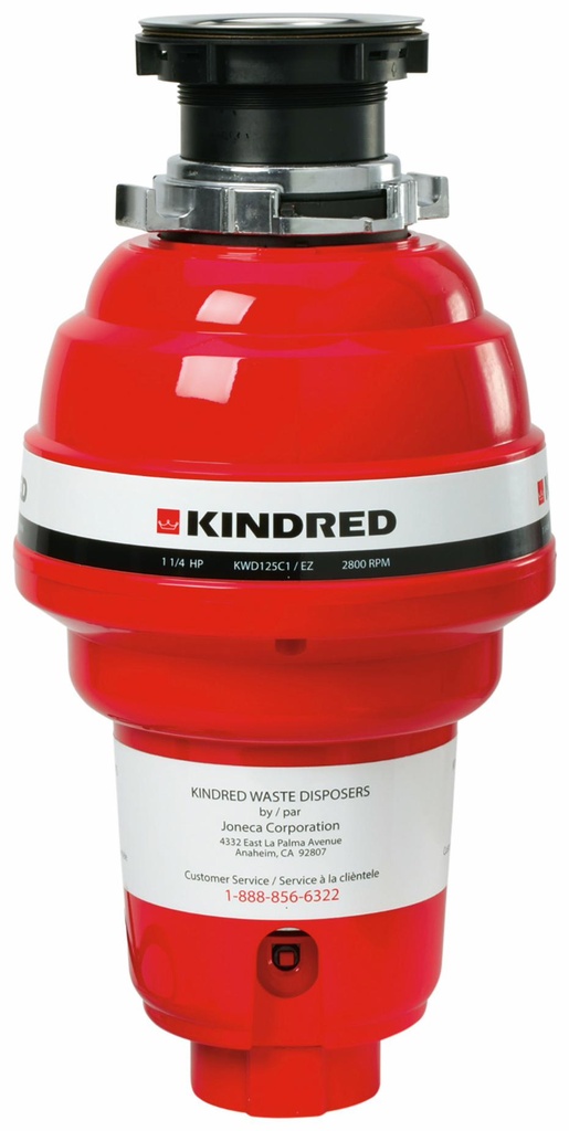 Continuous Feed 1-1/4 HP Waste Disposer