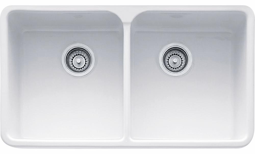 Manor House 31-1/4" 2 Bowl Apron Front Kitchen Sink