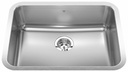Steel Queen 24-3/4" 1 Bowl Undermount Kitchen Sink