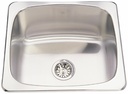 Steel Queen 20-1/8" 1 Bowl Drop-In Laundry Sink