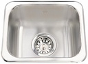 Steel Queen 13-5/8" 1 Bowl Drop-In Bar/Prep Sink