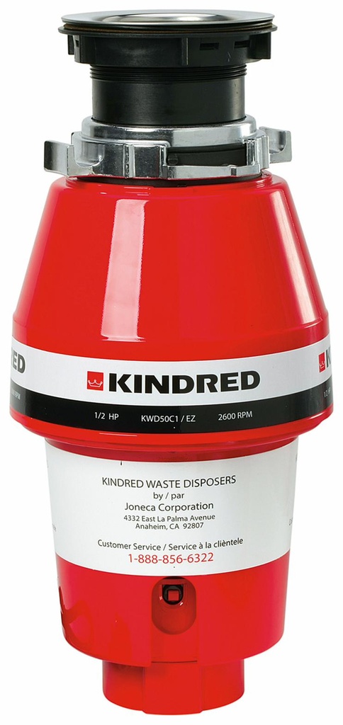 Continuous Feed 1/2 HP Waste Disposer