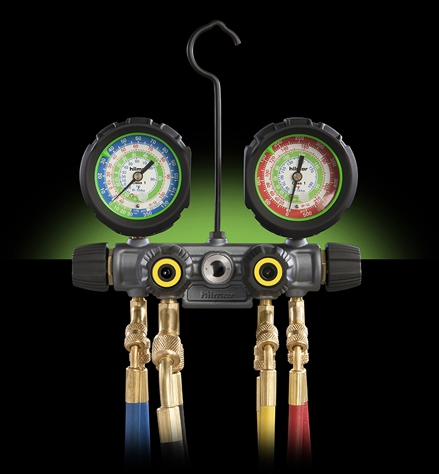 ALUMINUM MANIFOLD 4-VALVE R410A 4V410