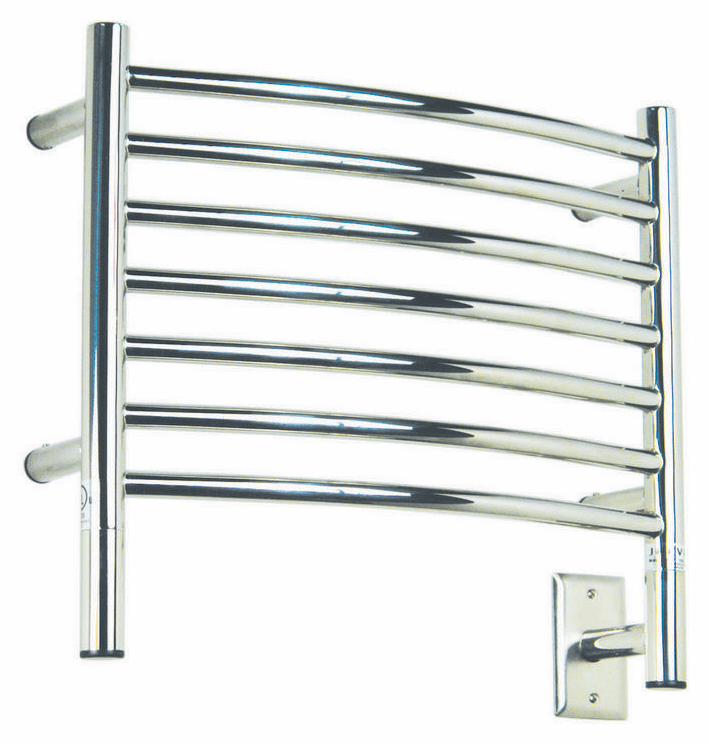 Jeeves H Curved Heated Towel Bar