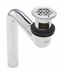 Open Grid Offset Bathroom Sink Drain wtih Overflow