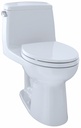 UltraMax Elongated 1.28 GPF 1-Piece Toilet with SoftClose Seat