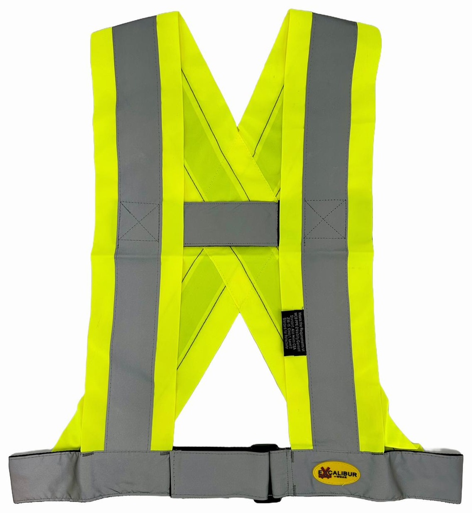 HI-VIZ TRAFFIC SASH BELT 4"YLLW XXL