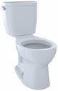 Entrada Round 1.28 GPF 2-Piece Toilet (Less Seat)