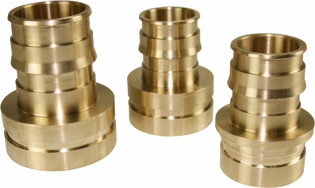 ProPEX LF Groove Fitting Adapter, 2" PEX LF Brass x 2" CTS Groove