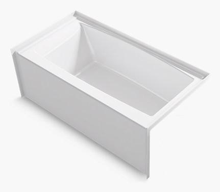 Bowen 60" LH Drain Alcove Tub