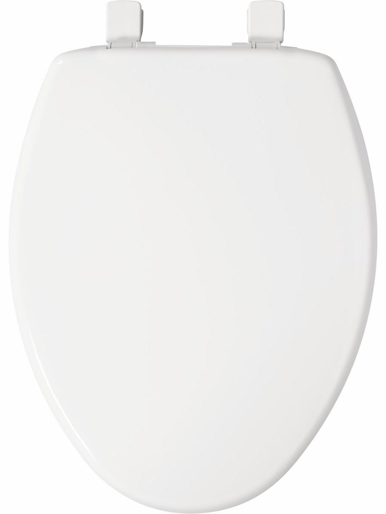 Elongated Plastic Toilet Seat with WhisperClose