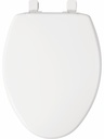Elongated Plastic Toilet Seat with WhisperClose
