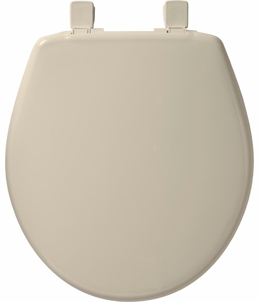 Round Easy-Clean Plastic Toilet Seat with Cover