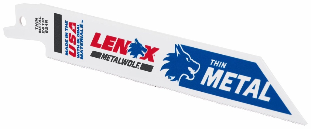 6"x3/4" 24TPI Bi-Metal Thin Metal Recip (Each)