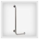 1-1/4 x 16 x 32 Left Hand 90 Degree Angle Knurled Grab Bar