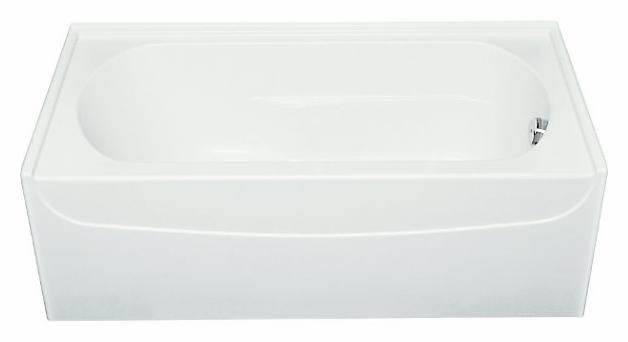 Hystar 60" RH Drain Oval Alcove Tub