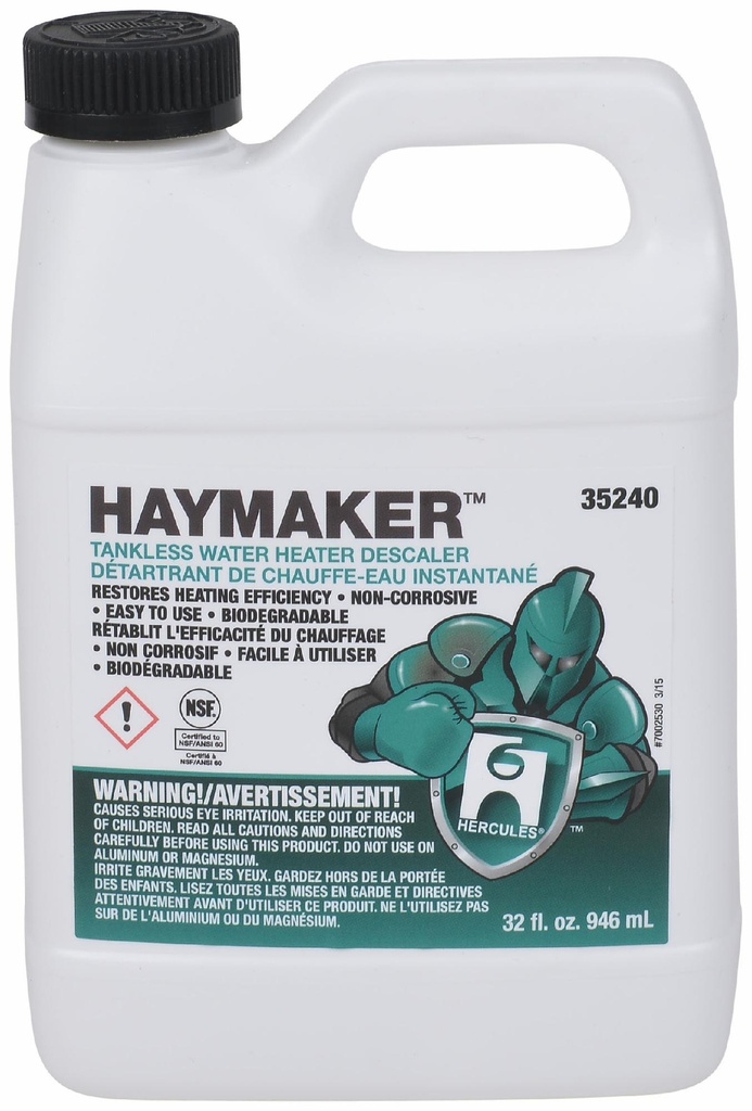 HAYMAKER TANKLESS WH DESCALER CANADA