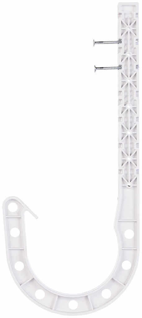 OAT 1-1/2 X 7IN DWV JHOOK WHT BULK 25BAG