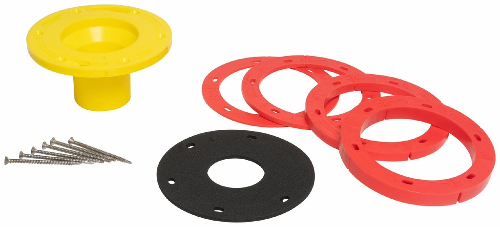 1/4 - 1 5/8 IN TOILET FLANGE EXTENDER KIT CANADA