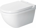 Starck 3 Dual Flush Wall Mounted Round Toilet Bowl (less seat)