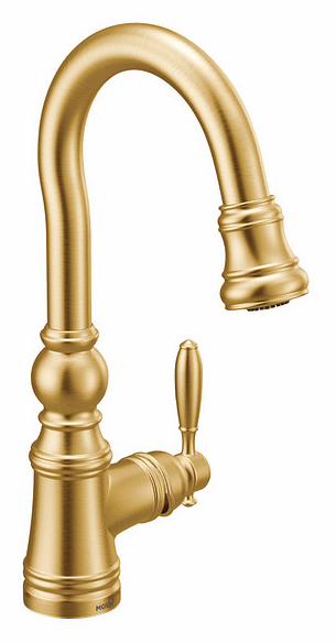 Weymouth Bar Faucet with Pulldown Spray