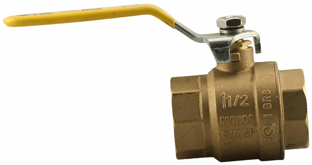 0825-15NL - 'Nl 1-1/2"FPT Ball Valve Full Port 600cwp - Csa 5g'