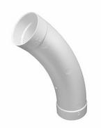 RHF 45D LONG ELBOW WHITE VACULINE