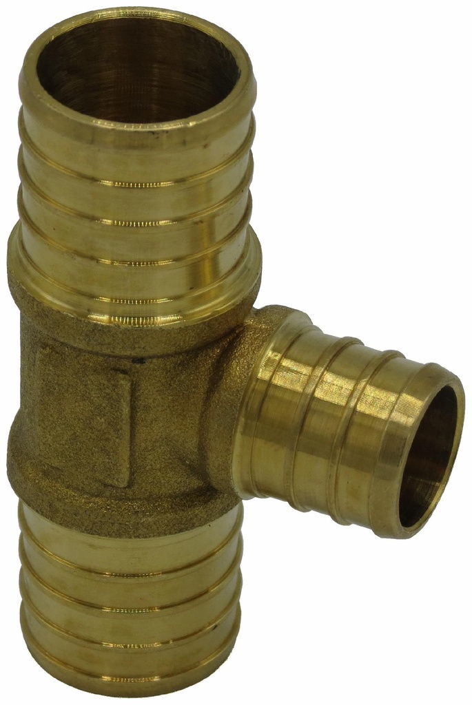 1" x 3/4" x 1" Brass Pex Tee NL