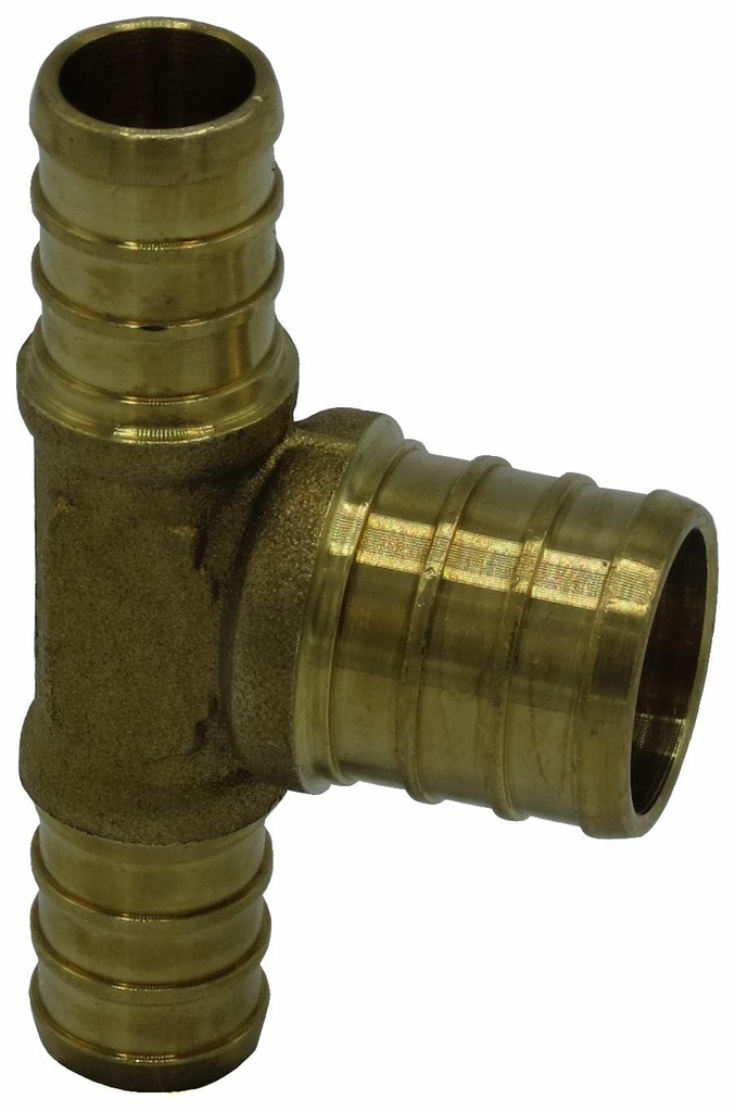 1/2" x 1/2" x 3/4" Brass Pex Tee NL