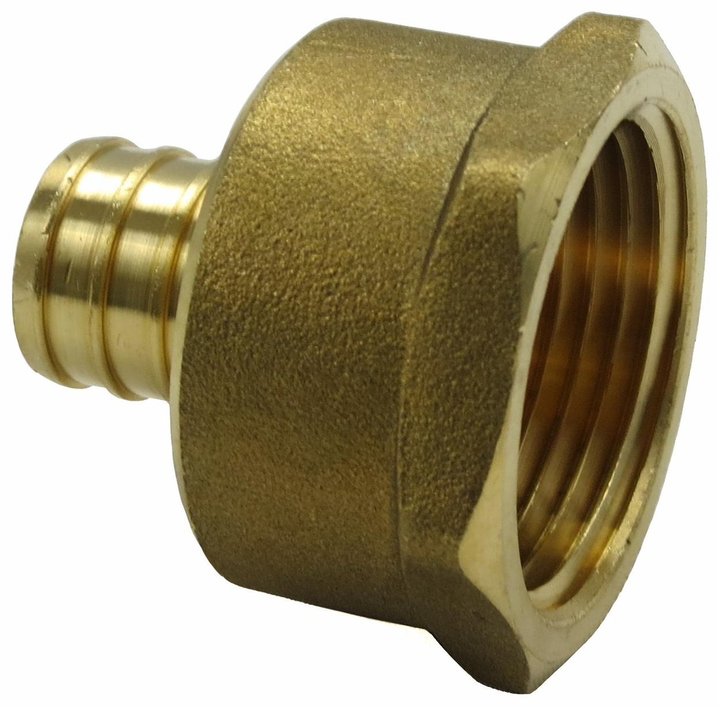 1/2" x 3/4" Brass Pex x FIP Adapter NL