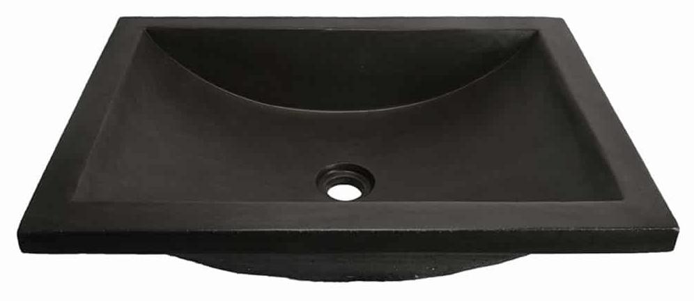 Cabrillo Concrete Undermount Bathroom Sink