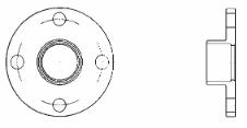 2-1/2 CAST COMP FLANGE - 125# NL
