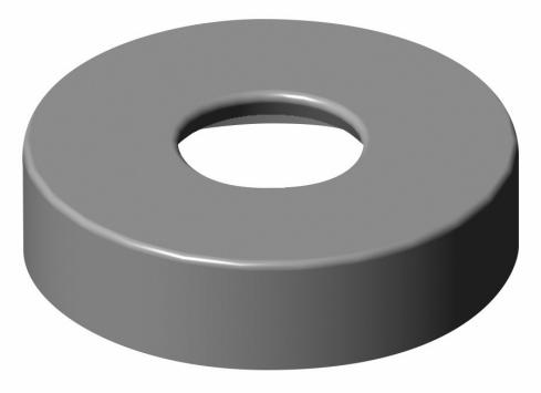 Kontour Round Shower Arm Flange