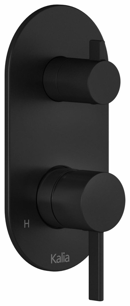 Round Trim for Volume Control Valve with 2-Way Integrated Diverter