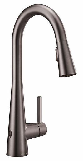 Sleek MotionSense Wave Kitchen Faucet with Pulldown Spray