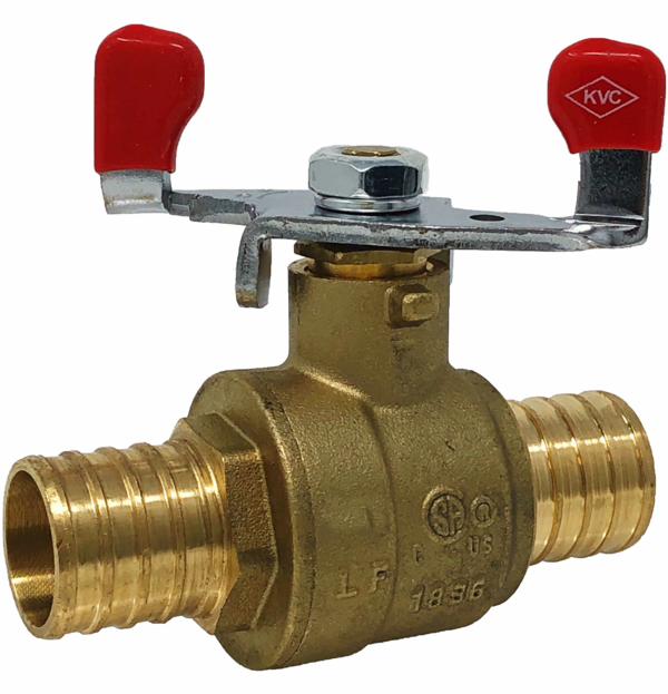 3/4 PEX LF BRASS WING BALL VALVE