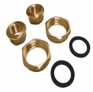 3/4" NPT Bronze Half-Union Flange Set