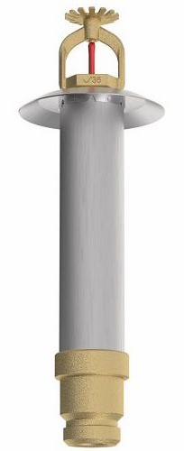 1" Quick Response Dry 155F K5.6 Sleeve Pendent Sprinkler 4" FireLock V3606