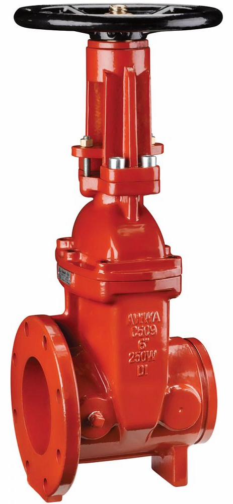 6 RSWG VLV 771F OS&Y RED W/HW~ 250 PSI/17.25 BAR GRVxANSI   ~