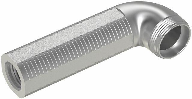 1/2 NPT SHORT LOW PROF DUCTILE ELBOW REDUCER