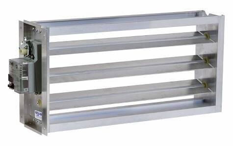 Damper - 3 Wire Rectangular Power Open Power Closed - 16 in. x 10in.