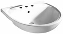 Mezzo Widespread Semi-Countertop Bathroom Sink