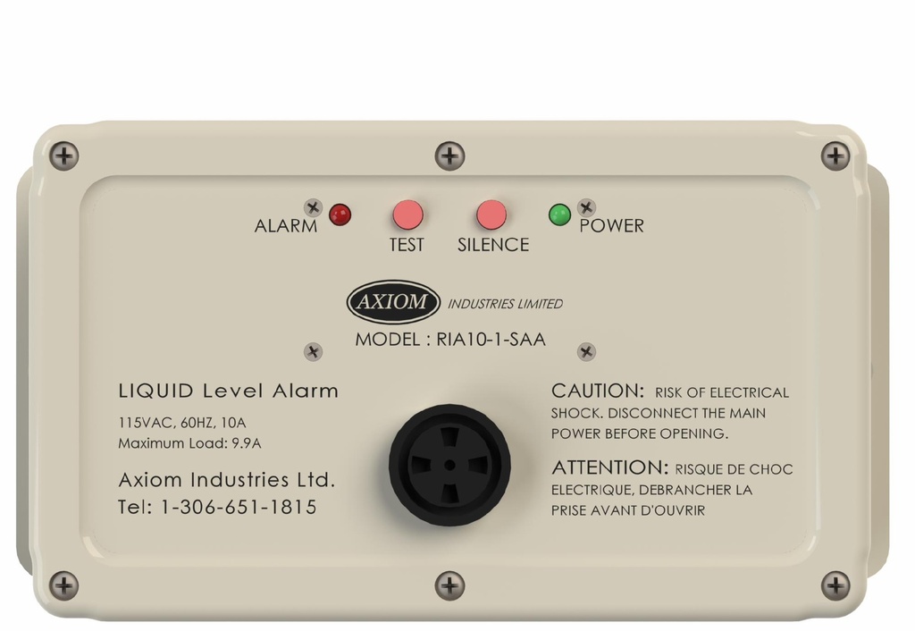 Low Level Alarm Panel (Used with SF & MF Models)