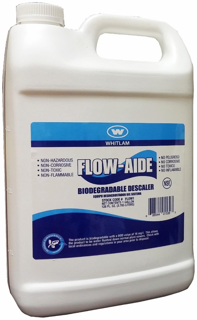 "FLOW-AIDE" SYSTEM DESCALER (BILINGUAL) - Quart
