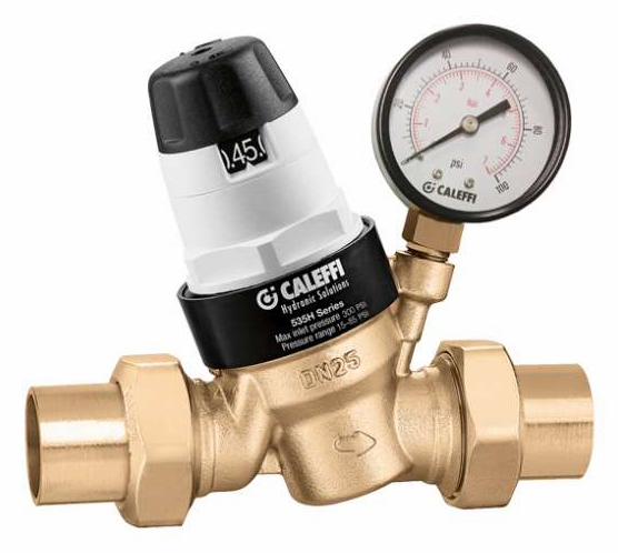 PressCal PRV ASSE 1003, 1" PEX Crimp with Pressure Gauge