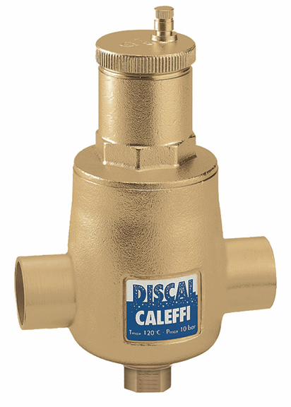 DISCAL Air Separator 1" Sweat with Expansion Tank Check
