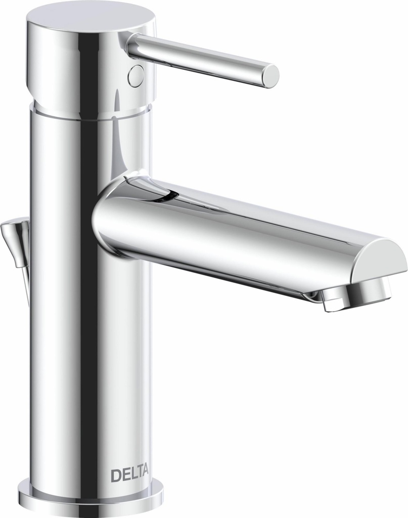 Modern Cylindrical Project Pack Single Hole Bathroom Faucet