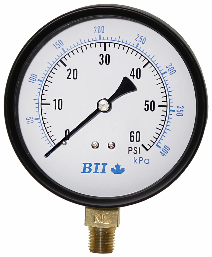 PG40-60NL - 'No Lead 4"Dry 1/4"Lm 0-60'