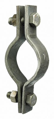 #31Z 2-BOLT PIPE CLAMP ZINC PLATED   - 1-1/2